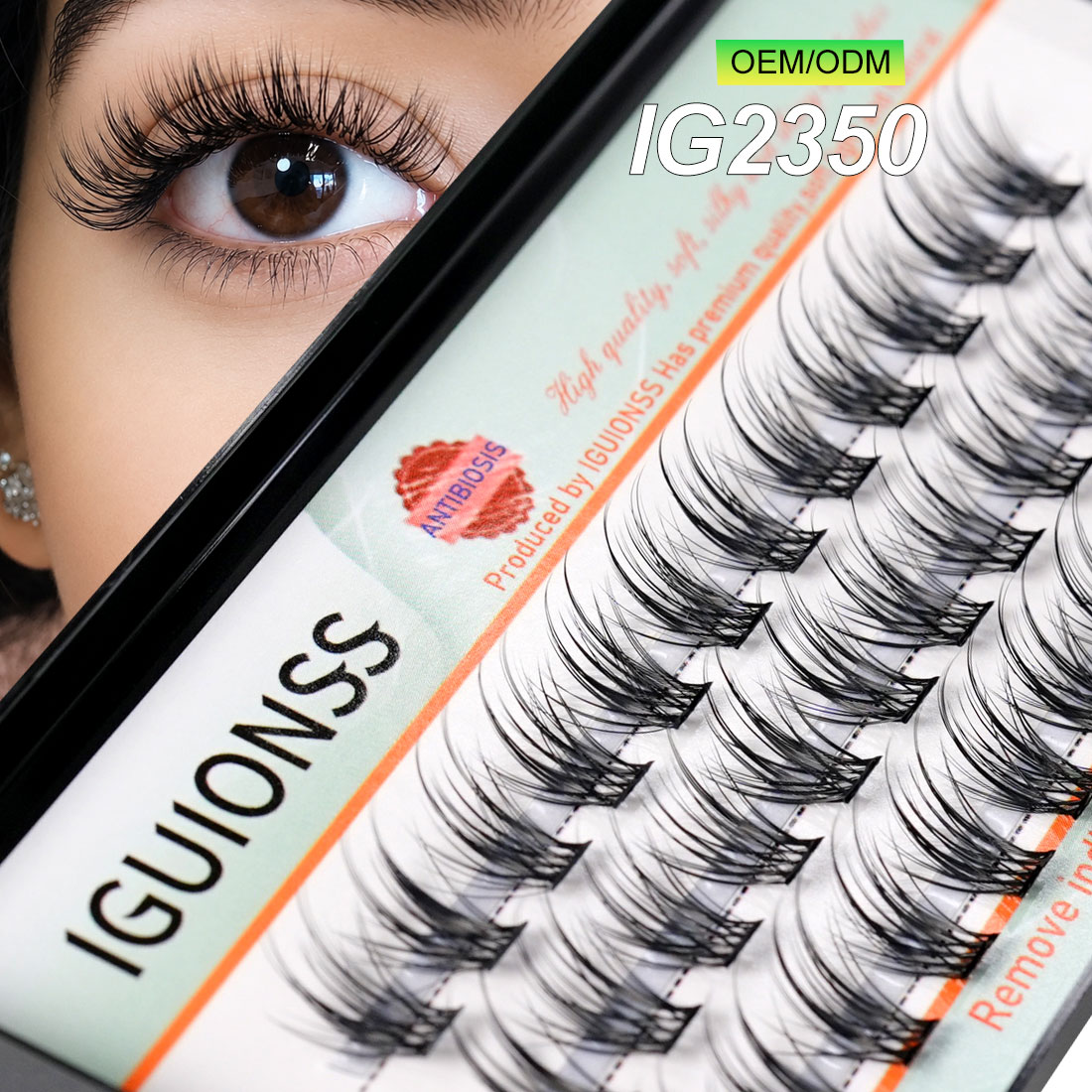 Eyelash Extension For Asian Eyes - OEM ODM Ciglia a Ciuffetti Extension