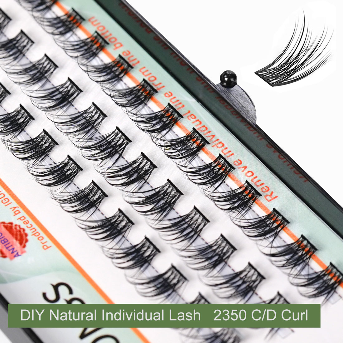 OEM ODM Ciglia a Ciuffetti Ext - Eyelash Extension For Asian Eyes recensione e prezzo