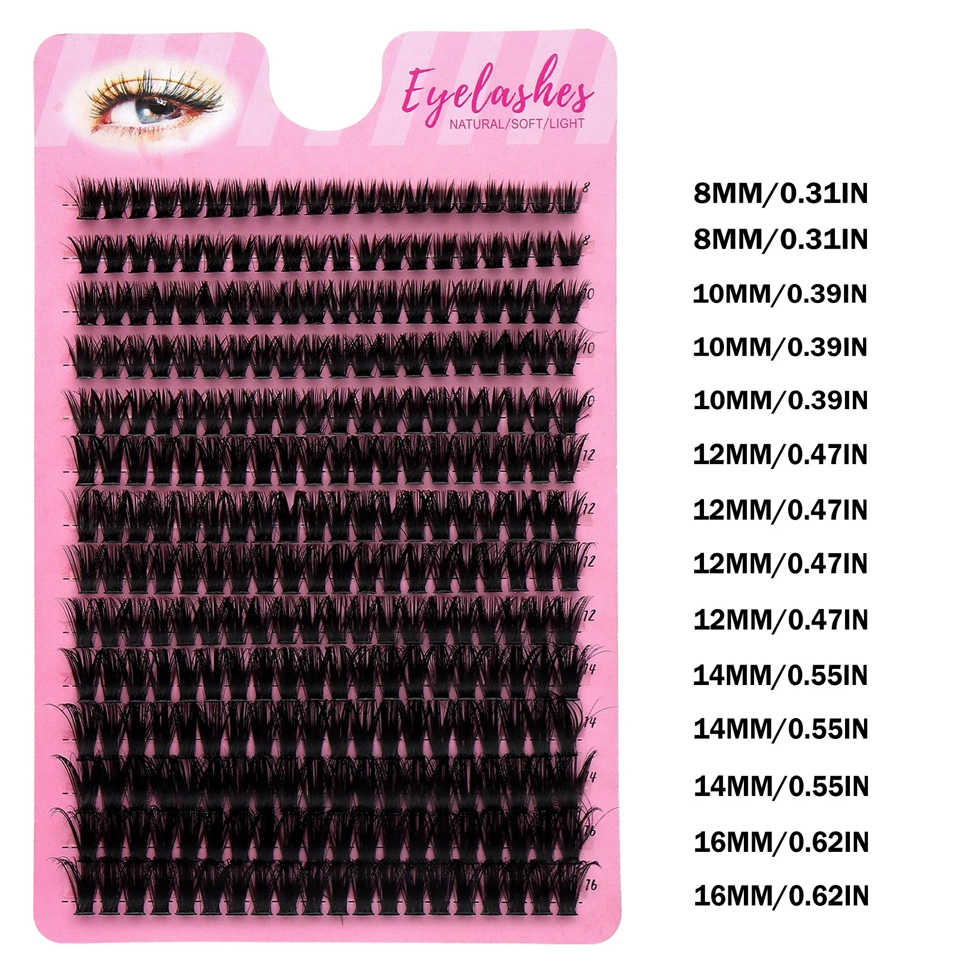 Kit di ciglia finte a ciuffett - Eyelash Extension Russian recensione e prezzo