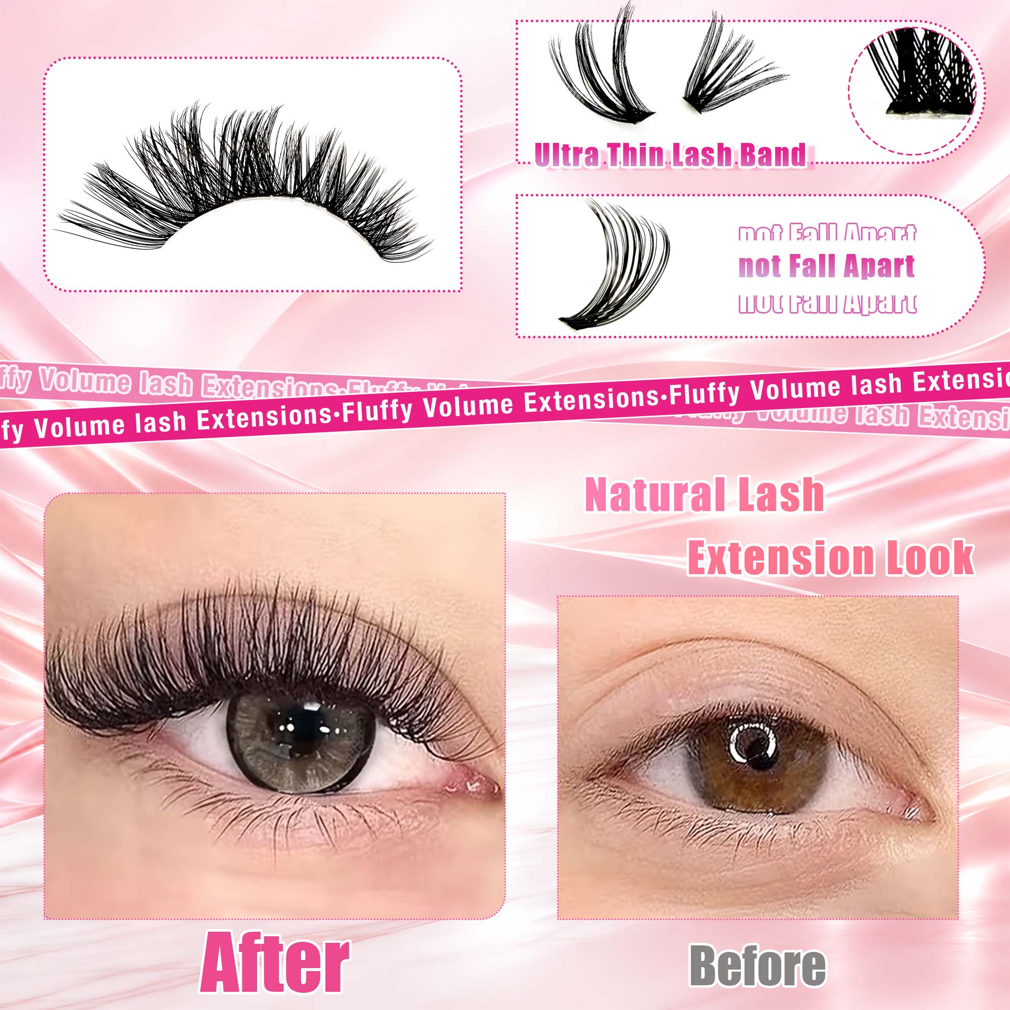Nuovo kit di ciglia finte a ci - Eyelash Extension For Asian Eyes recensione e prezzo